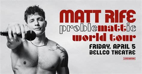 Matt Rife: ProbleMATTic World Tour